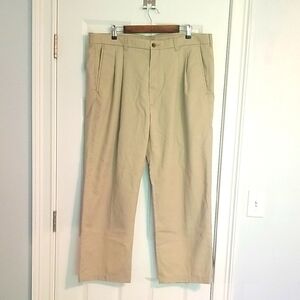 Haggar Men's Tan Kakhi Pants, Size 40x30